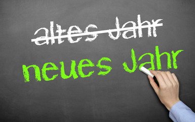 Fototapeta premium altes Jahr/neues Jahr