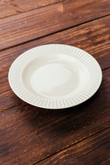 Empty dish plate