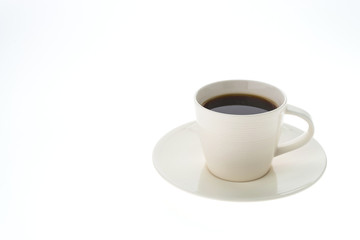 Black coffee cup