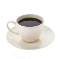 Black coffee cup