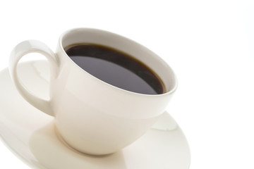 Black coffee cup