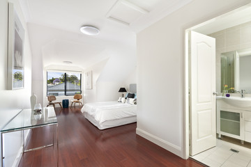 Obraz na płótnie Canvas Modern bedroom interior