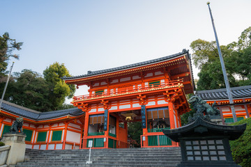 京都　八坂神社　西楼門