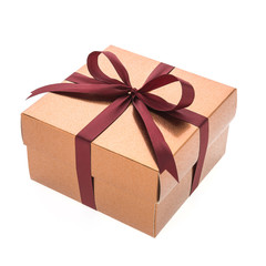 Gold gift box
