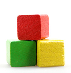 Wooden building blocks