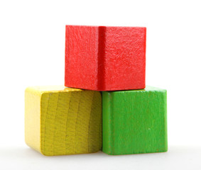 Wooden building blocks