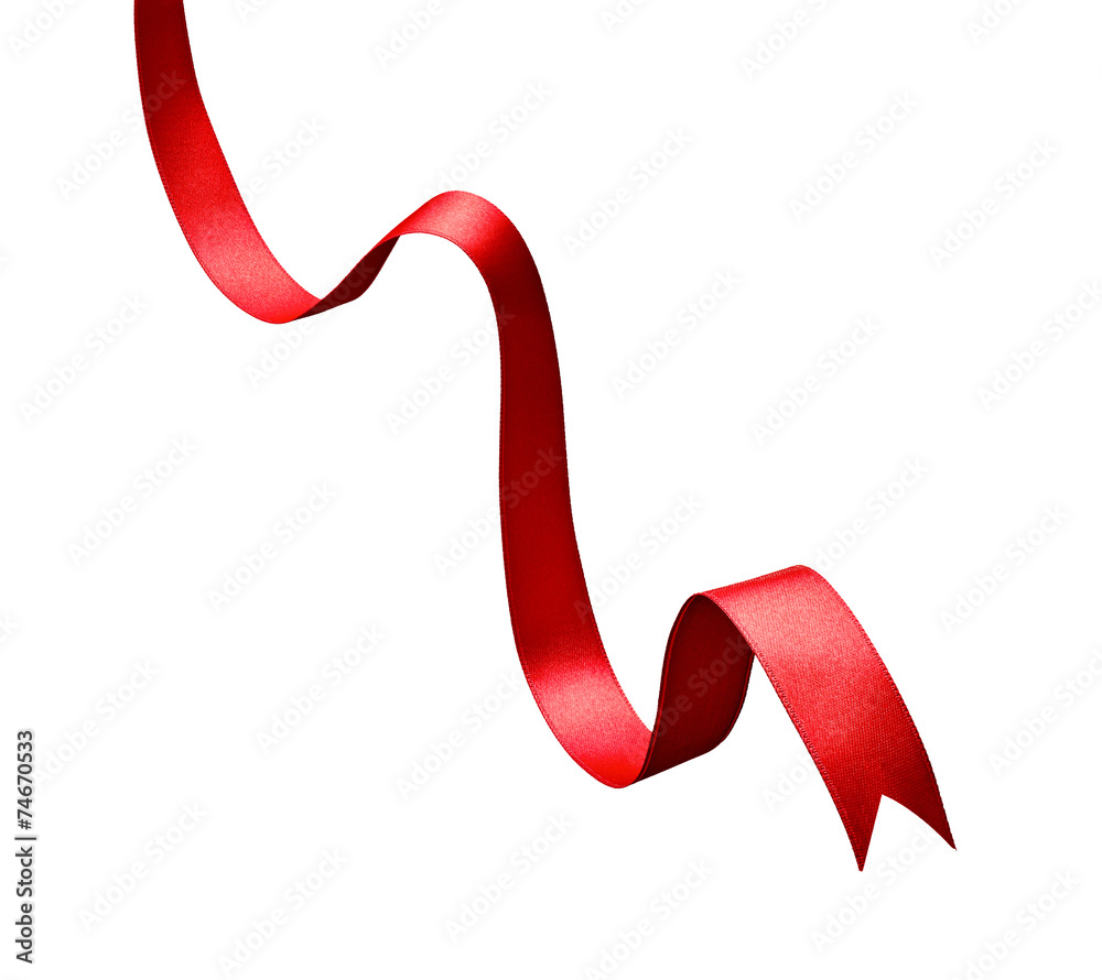 Poster red ribbon bow celebration decoration