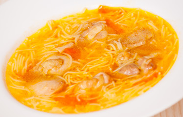chicken soup with noodle