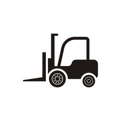 Forklift truck icon