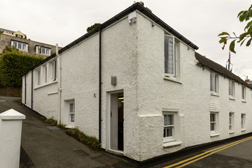 Fototapeta na wymiar old house at St. Mawes, Cornwall