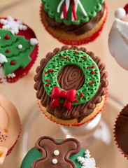 Christmas cupcake