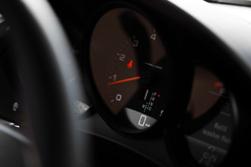 Tachometer detail