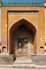 Ornate doors are common in the ancient city of Kashgar, China
