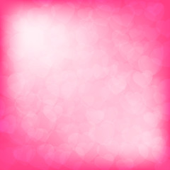 Valentine's day background with hearts