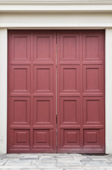 Vintage door in Thai style