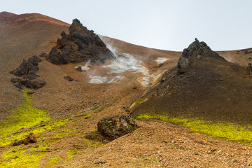 Relief volcanique d'Islande