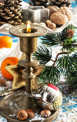 nuts and  Christmas toys