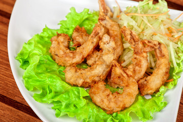 Fried shrimps