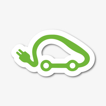 Logo recharge véhicules électriques.