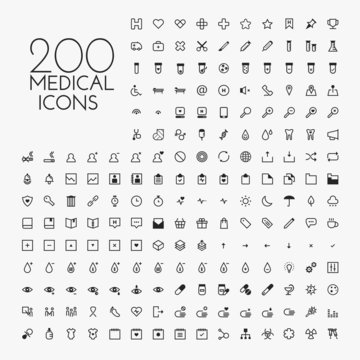 Healthcare & medical icon set