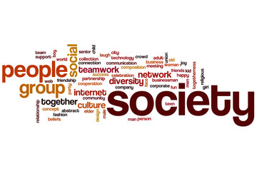 Society word cloud