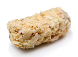 Homemade sweet chocolate isolated on white background