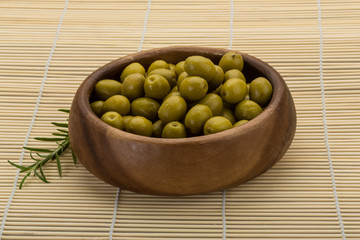 Green olives