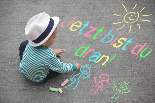 Kinderzeichnung - Jetzt bist du dran!
