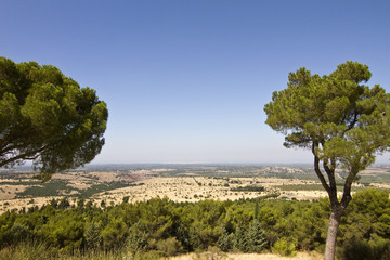 Fototapeta na wymiar Castel del Monte, Panorama