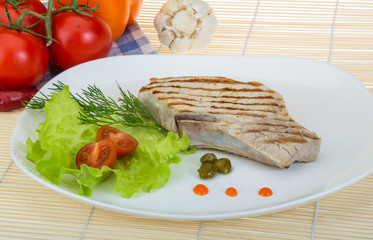 Grilled t-bone steak