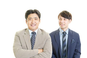 笑顔のビジネスマン