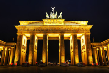 Obraz premium Brandenburg gate in Berlin, Germany