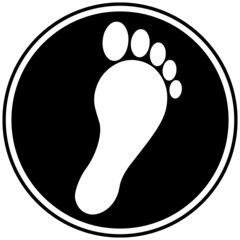Bare Foot Symbol