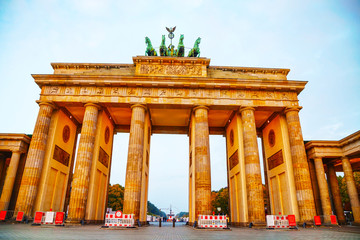 Obraz premium Brandenburg gate in Berlin, Germany