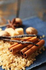 Christmas spices and baking ingredients