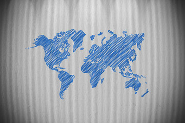 world map