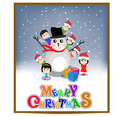 Merry Christmas Greeting Card