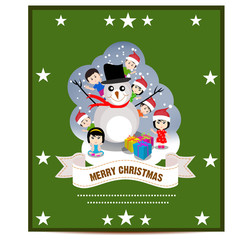 Merry Christmas Greeting Card