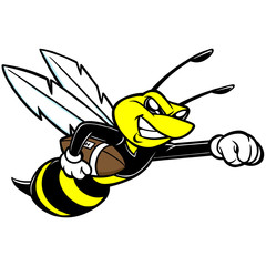 Bee Football Mascot