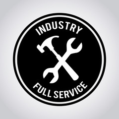 Industry design, vector illustration.