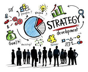 Strategy Development Goal Marketing Vision Planning Business Con