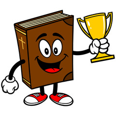 Bible School Mascot with Trophy