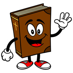 Bible School Mascot Waving