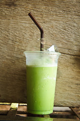 smoothies milk green tea latte