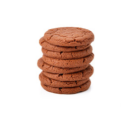cracker biscuits isolated on a white background.