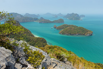 Archipelago at the Angthong National Marine Park in Thailand