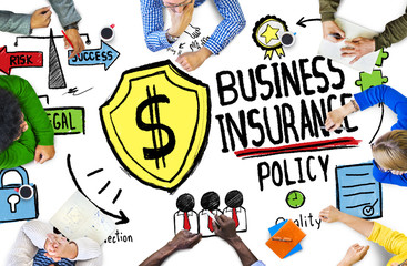 Multiethnic  People Meeting Safety Risk Business Insurance Conce