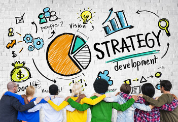 Strategy Development Goal Marketing Vision Planning Business Con