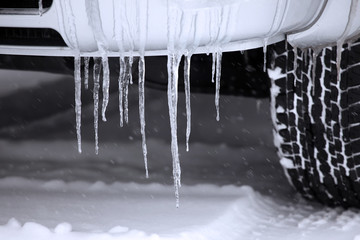 Autos im Winter