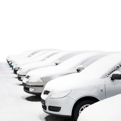Autos im Winter